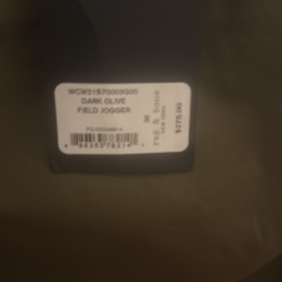 Rag and Bone Dark Olive Field Jogger - Picture 9 of 13